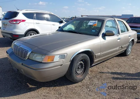 2001 Mercury Grand Marquis Gs из США, поврежденный, VIN 2MEFM74W71X622859
